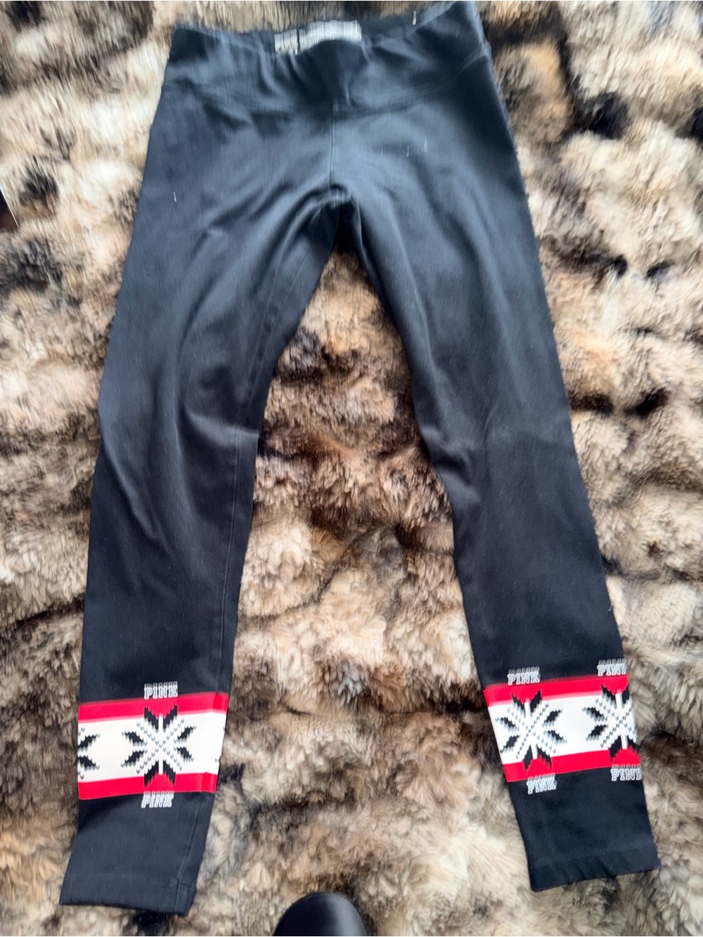 Vintage Limited Edition Pink Vs Holiday Leggings